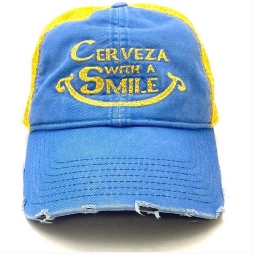 Cerveza Distressed Hat